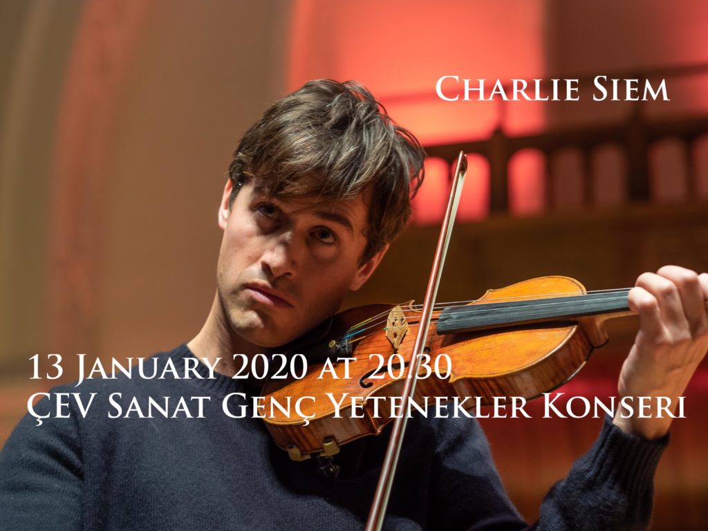 January 13th, 2020 | Charlie Siem performing in Istanbul for ÇEV Sanat Genç Yetenekler Konseri