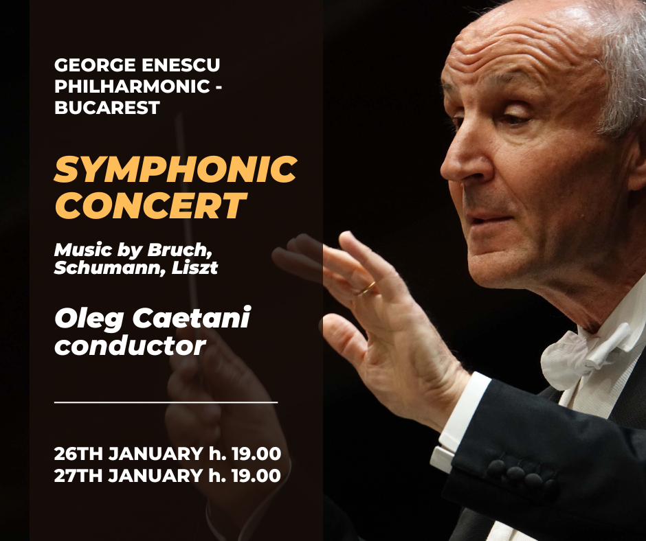 26-27 Jan 2023 | Oleg Caetani conducts the George Enescu Philharmonic in Bucharest